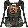WOYYHO Pet Dog Carrier Backpack, Ventilated Mesh Small Dog Front Backpack