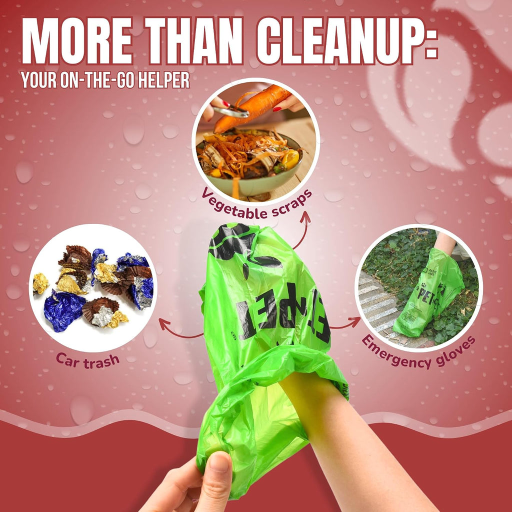 Pet N Pet Dog Poop Bags Rolls, 270 Count, Lavender Scented, Plant Based | Green, 270 Counts, Rolls, Waste, Bag, Leak-Proof, Tear-Resistant, Easy-Tear Design, Durable, Reliable, Strong, dog waste bags