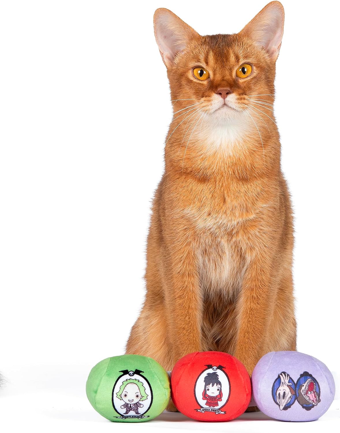 Beetlejuice Catnip Jingle Balls Cat Toy, 1.85 Inch, 3 Pack