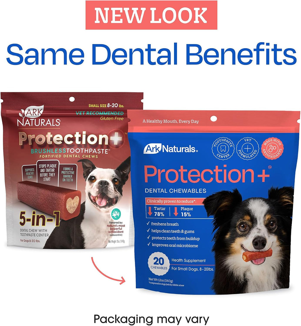 Ark Naturals Protection+ Brushless Dog Dental Treats - Large Breeds (12 ct)