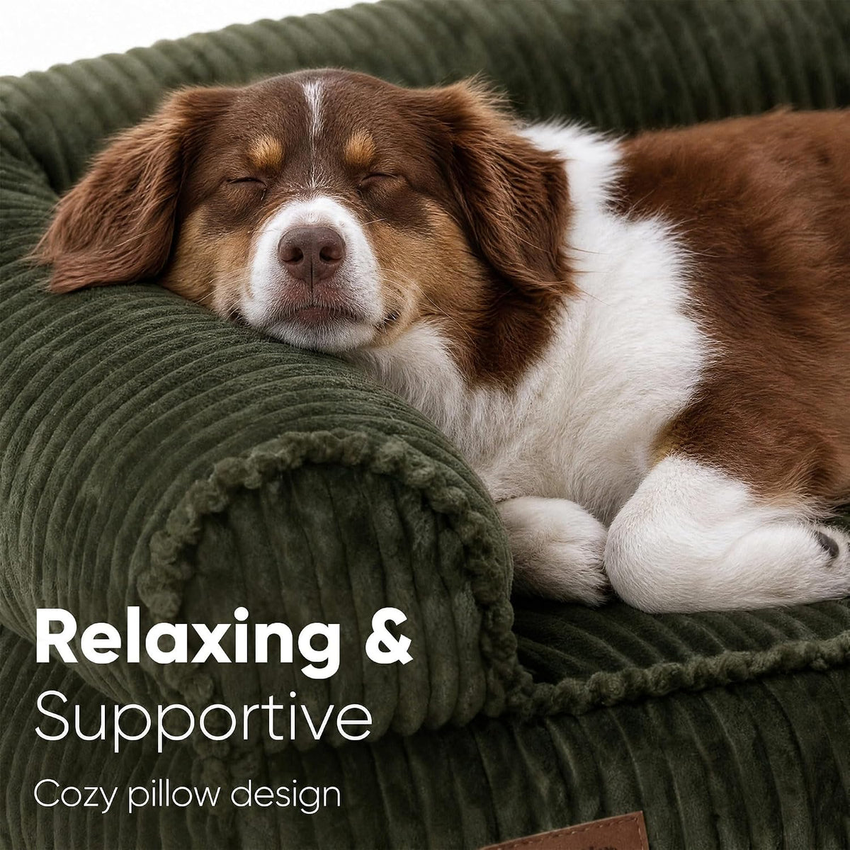 FUKUMARU Cute Dog Bed, Thickened Orthopedic Dog Sofa, Waterproof&Washable