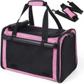 YUDODO 25lbs Cat Carrier Lightproof Soft Sided Pet Carrier for Large Cat
