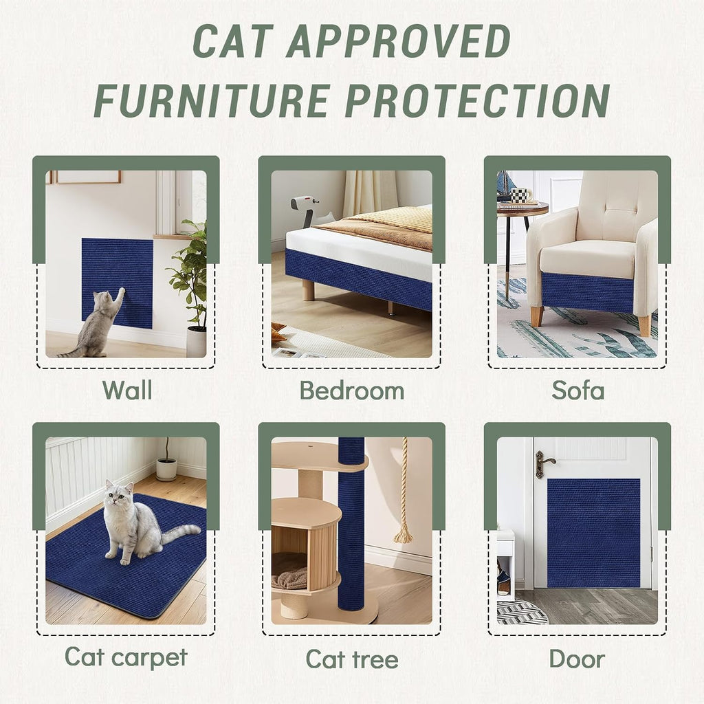 Cat Scratch Couch Protector, 78.7"x15.8" Self-Adhesive Furniture Protector