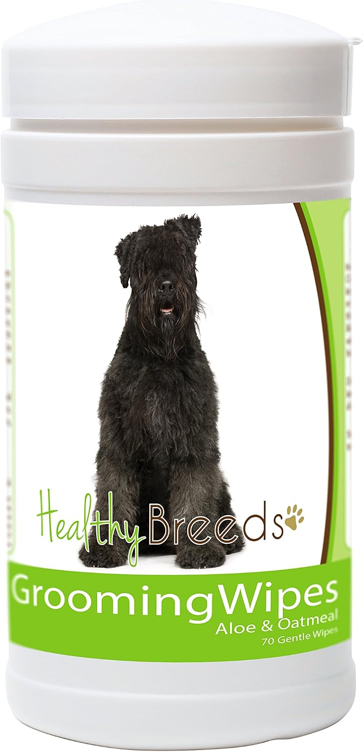 Healthy Breeds Bouvier des Flandres Grooming Wipes 70 Count