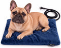 Dog Heating Pad, Heated Cat&Dog Bed, Safety Listed, Constant Warmth, Blue