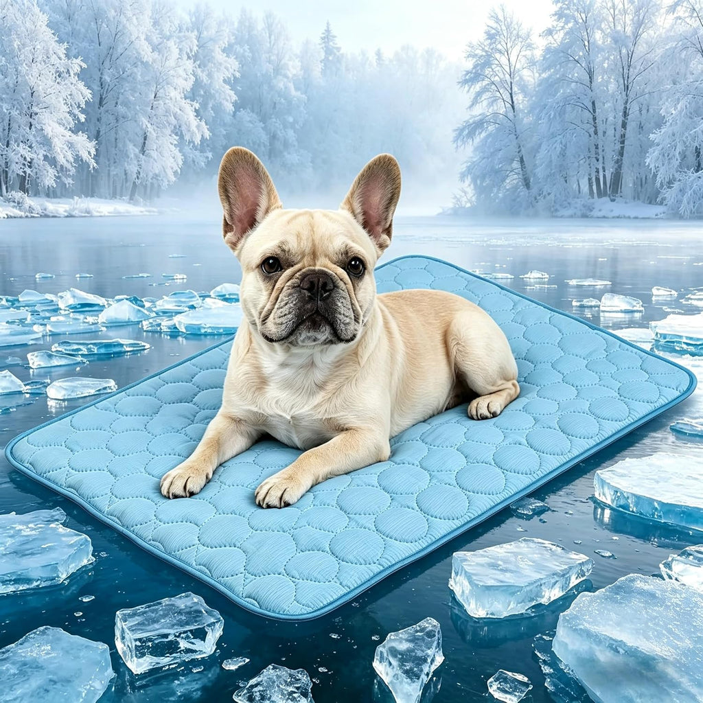 Summer Pet Cooling Mat, Chill Cooling Pad Portable Cool Blanket for Dog Cat