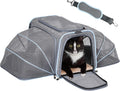 Petsfit Medium Double Expandable Cat Carrier for Cats and Small Dogs