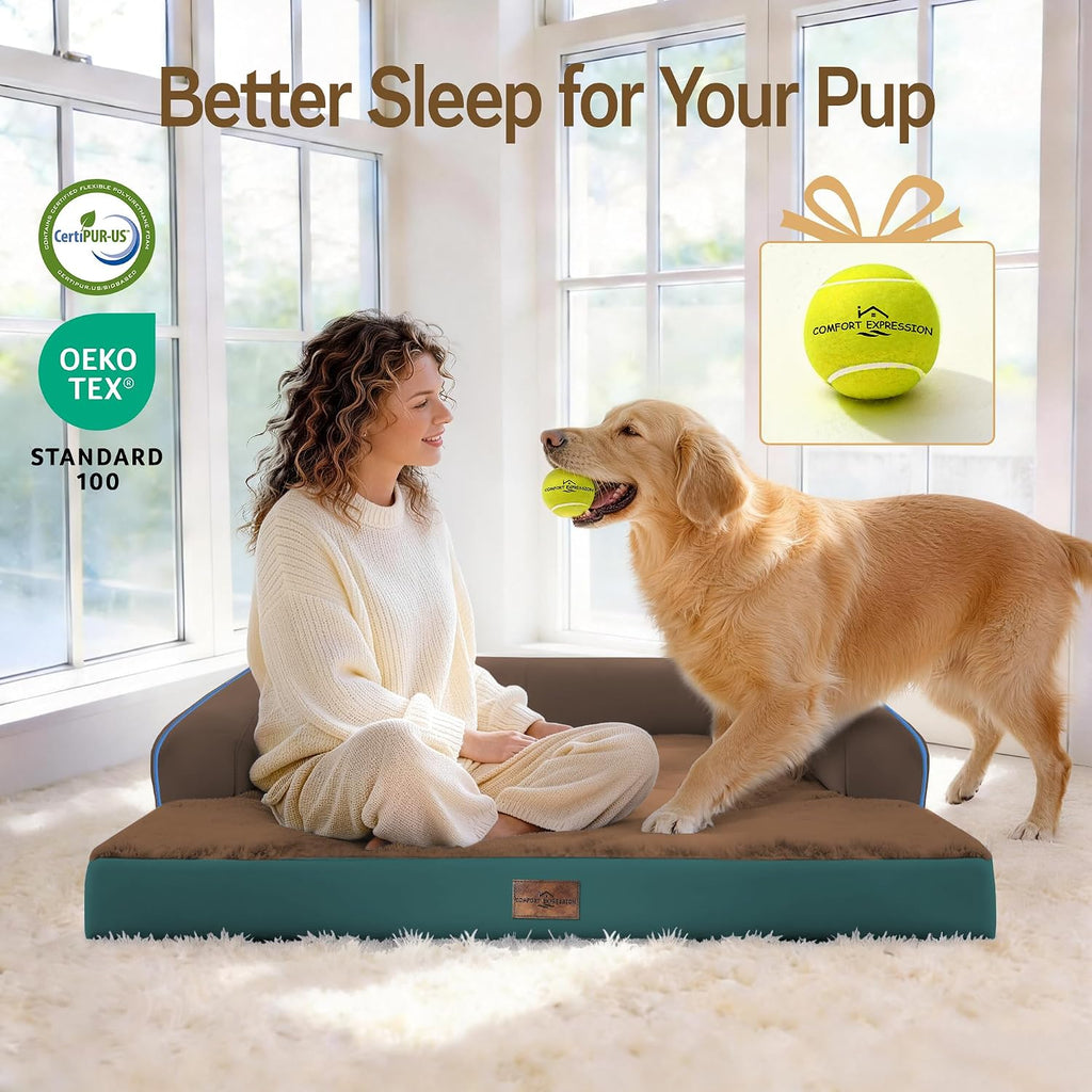 Comfort Expression Orthopedic XL Dog Bed for Large and Extra Large Dogs