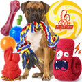 9-Pack Variety Dog Toys for Aggressive Chewers,Medium-Large Dogs