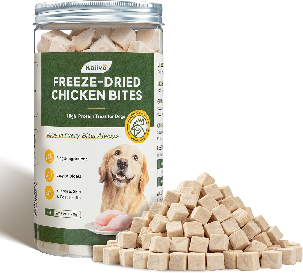 Freeze Dried Chicken Dog Treats, Net Wt. 5 oz