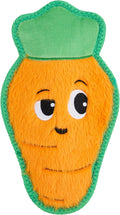 Outward Hound Tough Skinz Durable Chew Plush Squeaky Dog Toy, Carrot, 9.8" | 4 Tough Layers, Triple Stitched Seams, No Stuffing, Less Mess, Jumbo Squeaker, Fetch & Toss, Tough Chewers, Dogs & Puppies