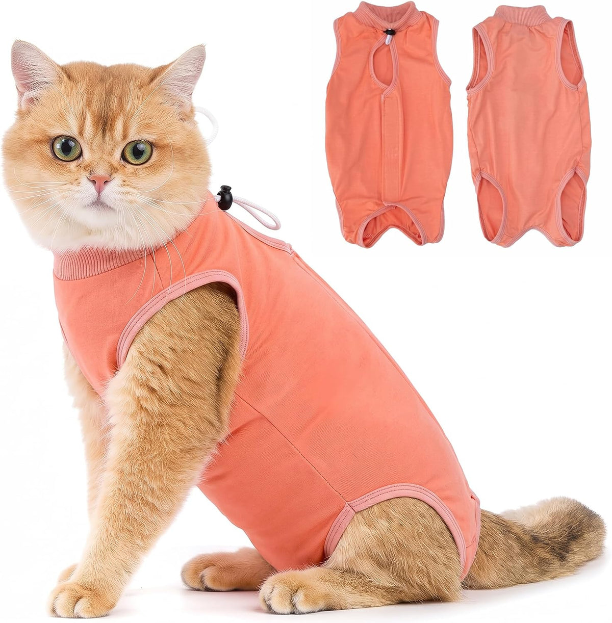Avont Cat Recovery Suit - Kitten Onesie for Cats After Surgery