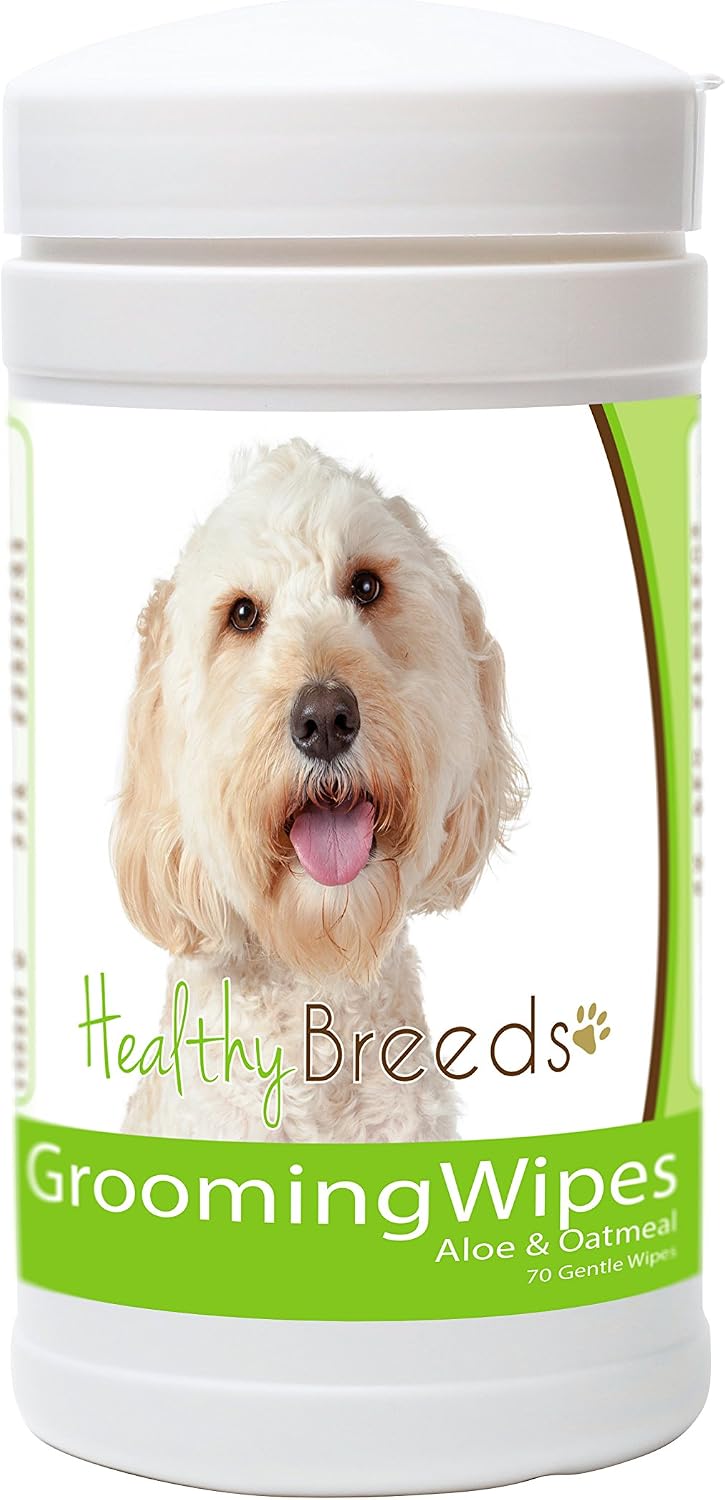 Healthy Breeds Labradoodle Grooming Wipes 70 Count