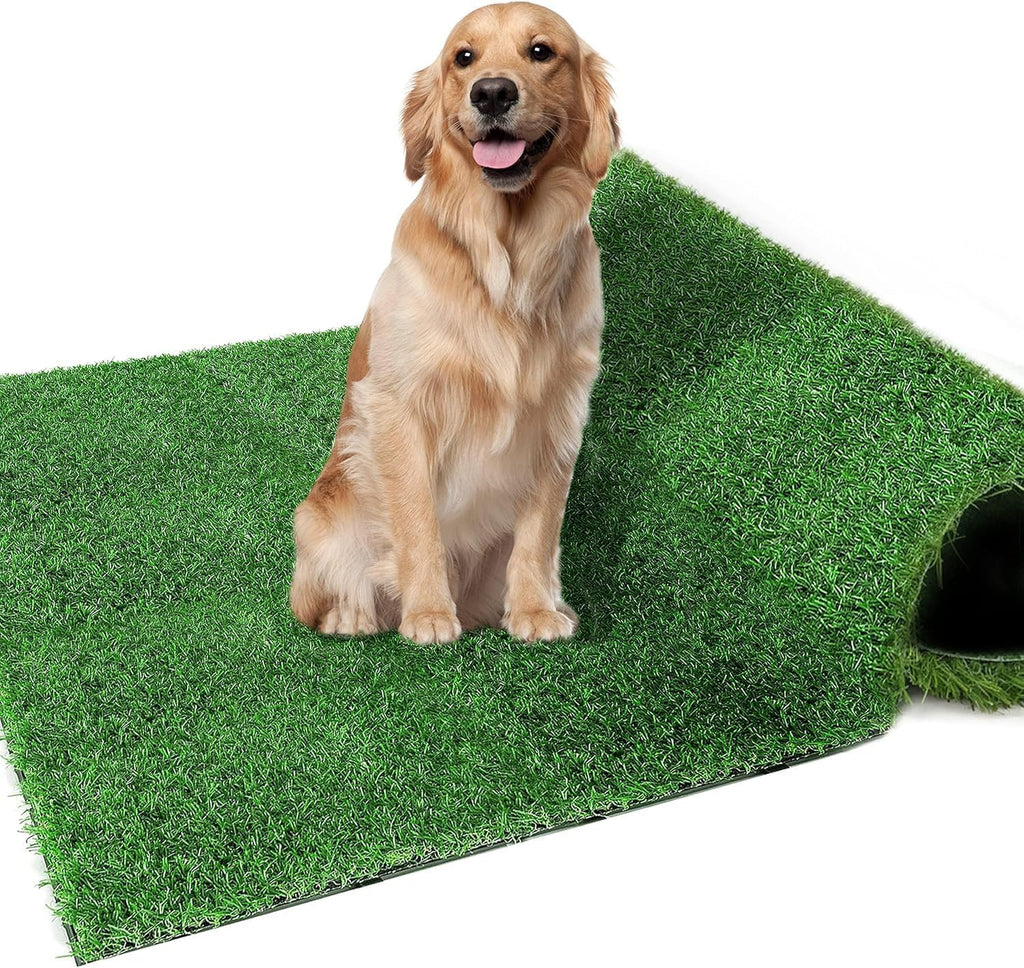 59.5 x 39.5 in Dog Grass Pad, Extra Large Artificial Grass Turf Mat, Fake Grass for Large Dog Potty Training Indoor Outdoor Balcony Patio Lawn Decoration