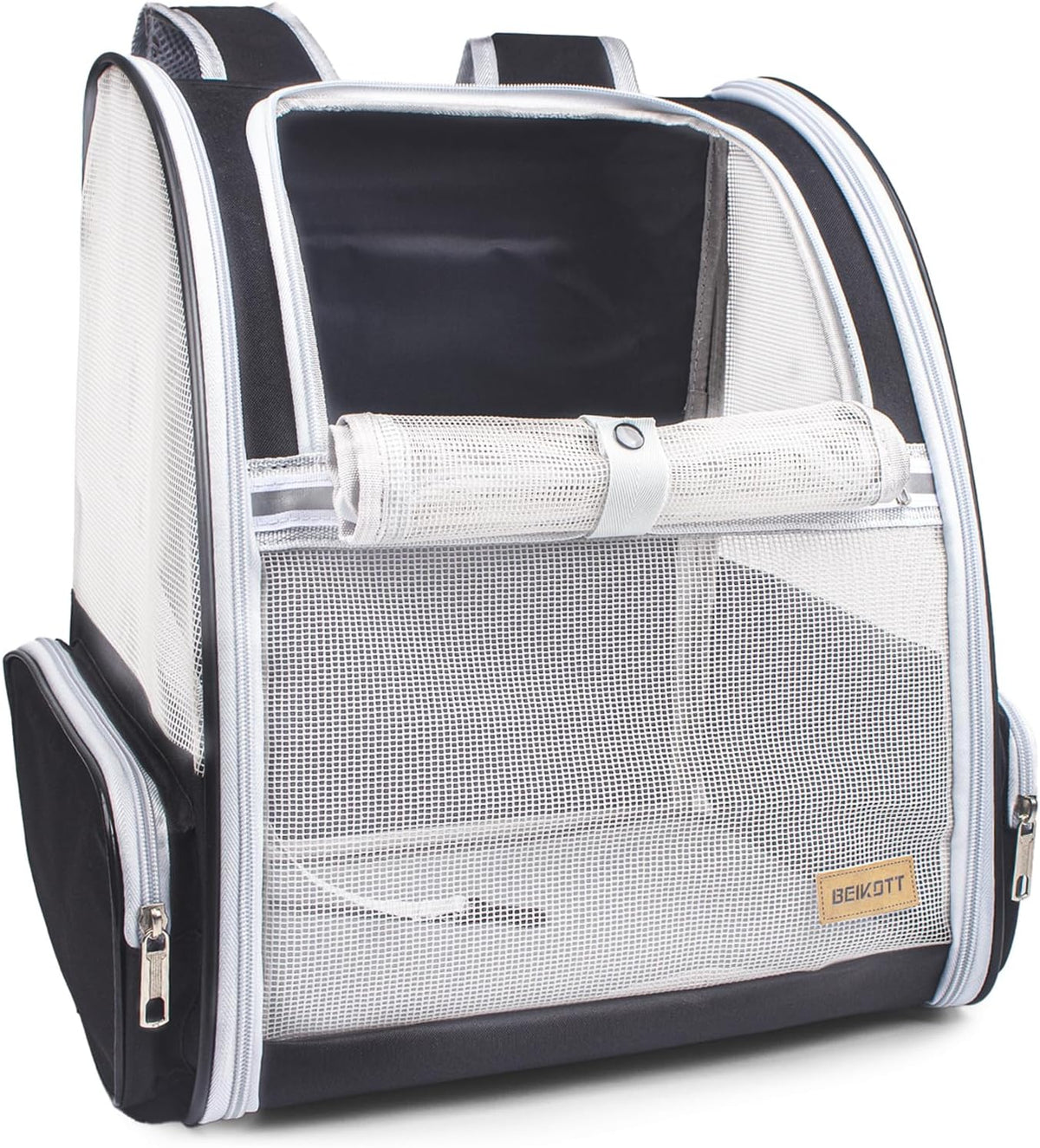 Cat Dog Backpack 12.6"×11.4"×16.5" Large Breathable Pet Bag Carrier
