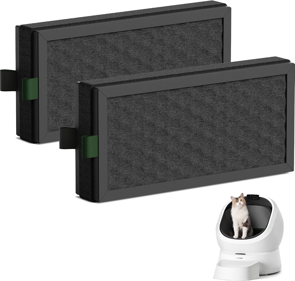 PETLIBRO Carbon Filter Replacement 2 Pack for Luma Automatic Cat Litter Box