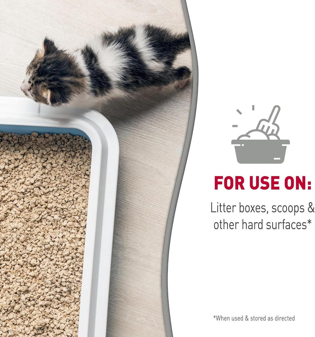 Nature's Miracle Cat Litter Box Scrubbing Wipes, Enzymatic Formula, 30 Ct