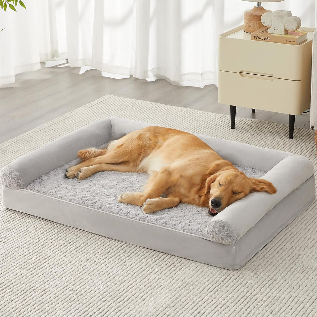 BFPETHOME Orthopedic Washable XXL Dog Bed for Senior Dog Cozy Sleep