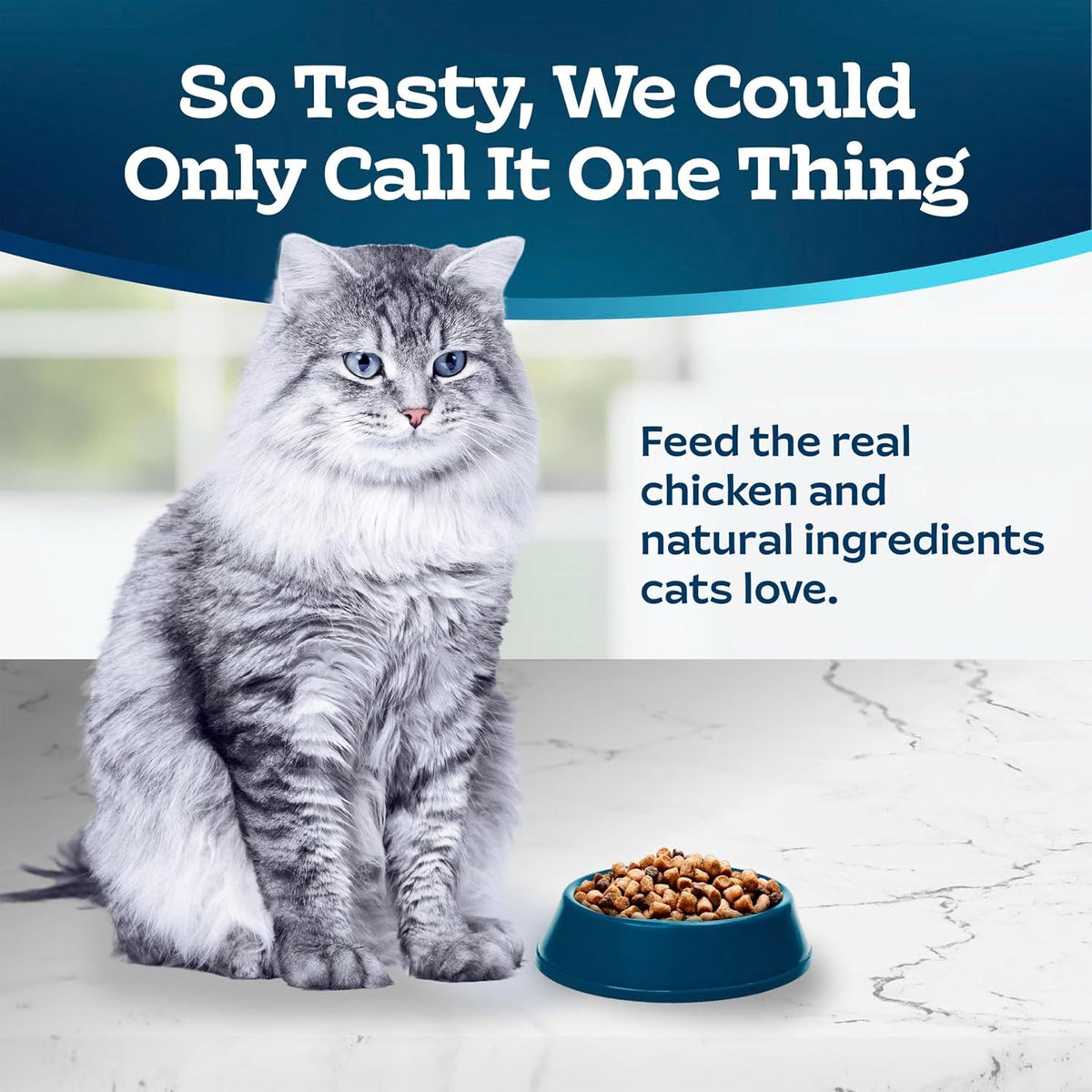 Blue Buffalo Tastefuls Chicken Weight & Hairball Control Dry Cat Food, 3 lb (Pack of 6)