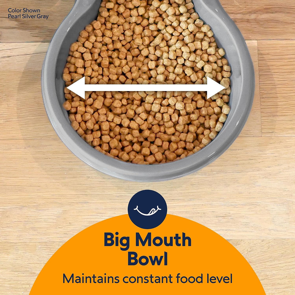 Petmate Replendish Gravity Dog Feeder, 5lbs, Microban Antimicrobial Base