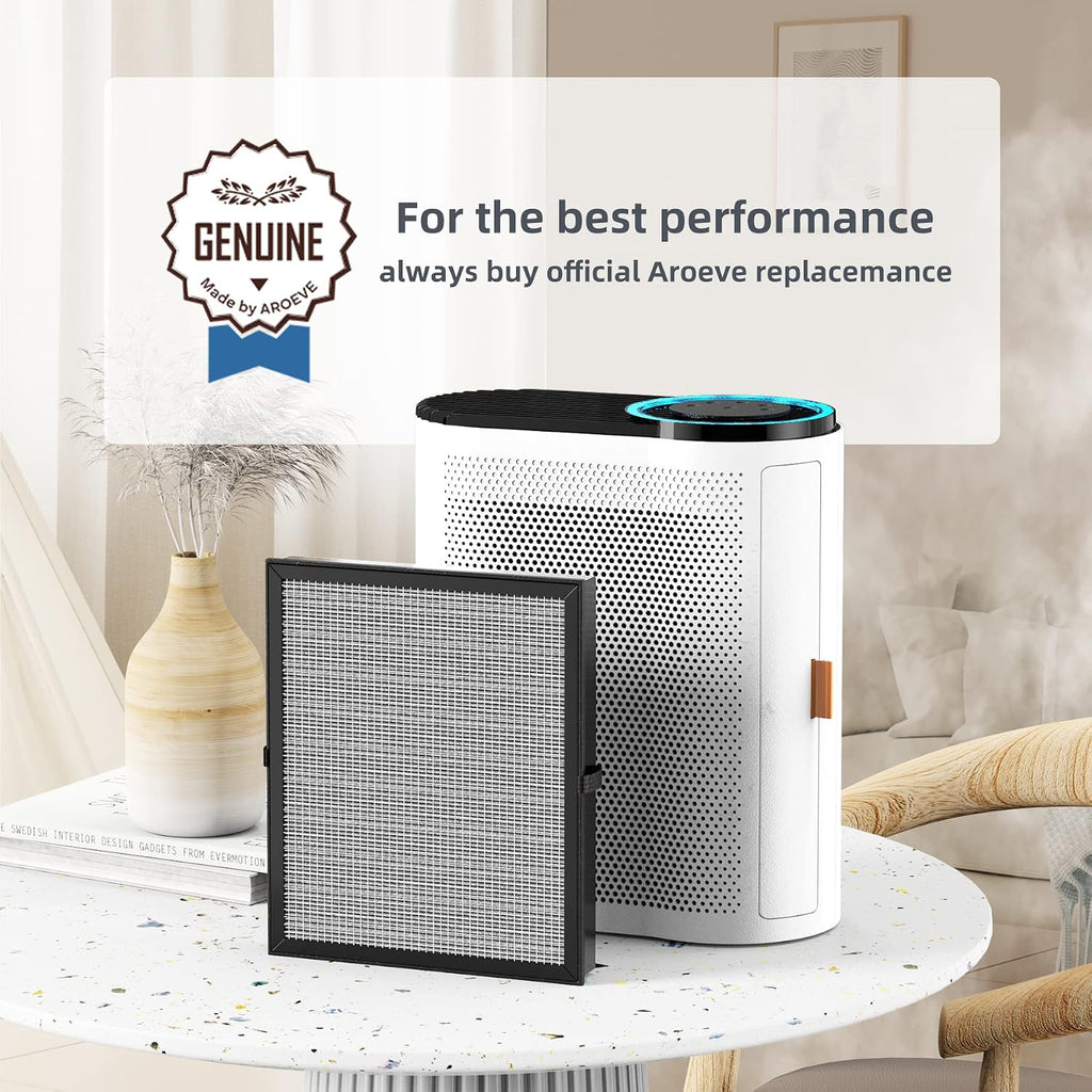 AROEVE MK04 & AP04 Air Filter Replacement-Smoke Version(2 Pack)