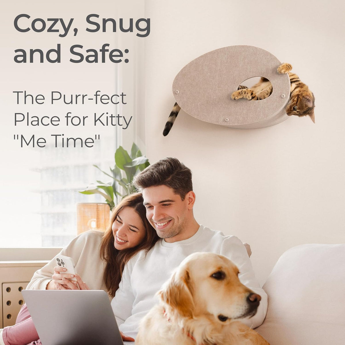 Add-On Cover Accessory for Pryde Cat Wall Shelf (Curved)