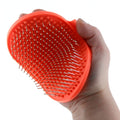 Raw Paws Hand-Held Grooming Pin Brush for Dogs & Cats - Rubber Tipped