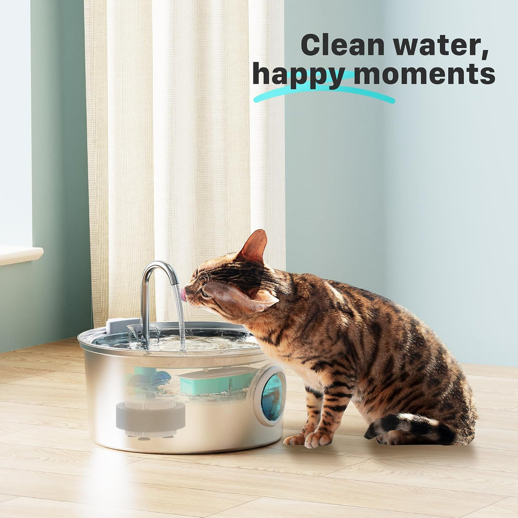 FOFNON Cat Water Fountain Filters: 12 Cat Fountain Replacement Filter