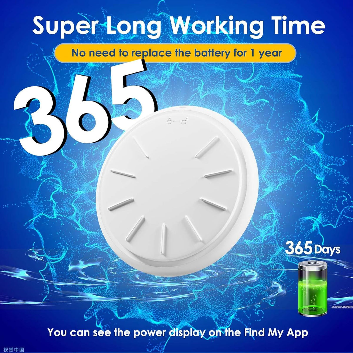 GPS Tracker for Cats - No Monthly Fee Cat Tracker, Waterproof Real-Time Tracking Collar for Pets, Kids,Luggage & Assets | 367-Day Battery Life | iOS Compatible | Anti-Lost Tracker Device (Green)