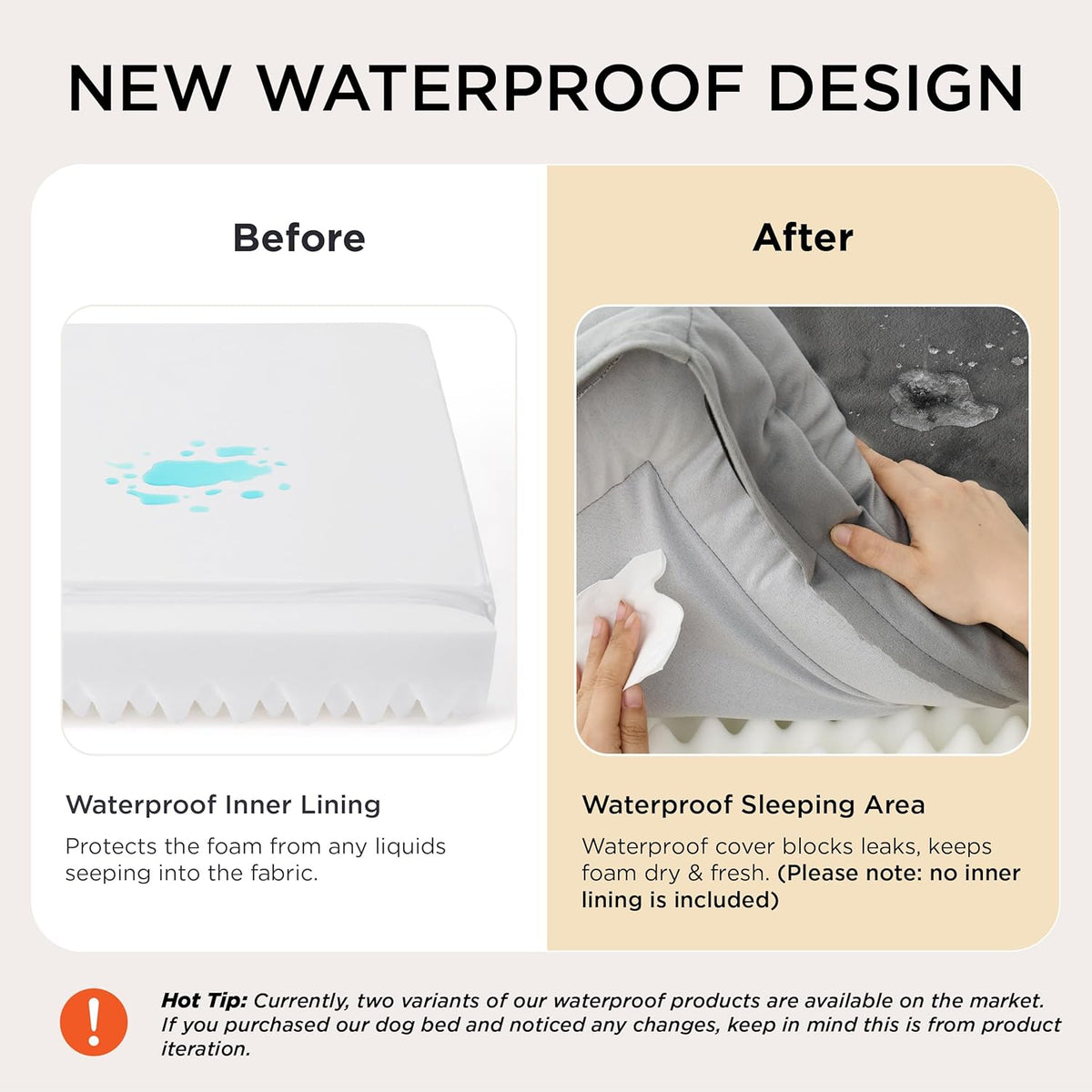 Bedsure Orthopedic Dog Beds for Small Dogs Washable Original Design