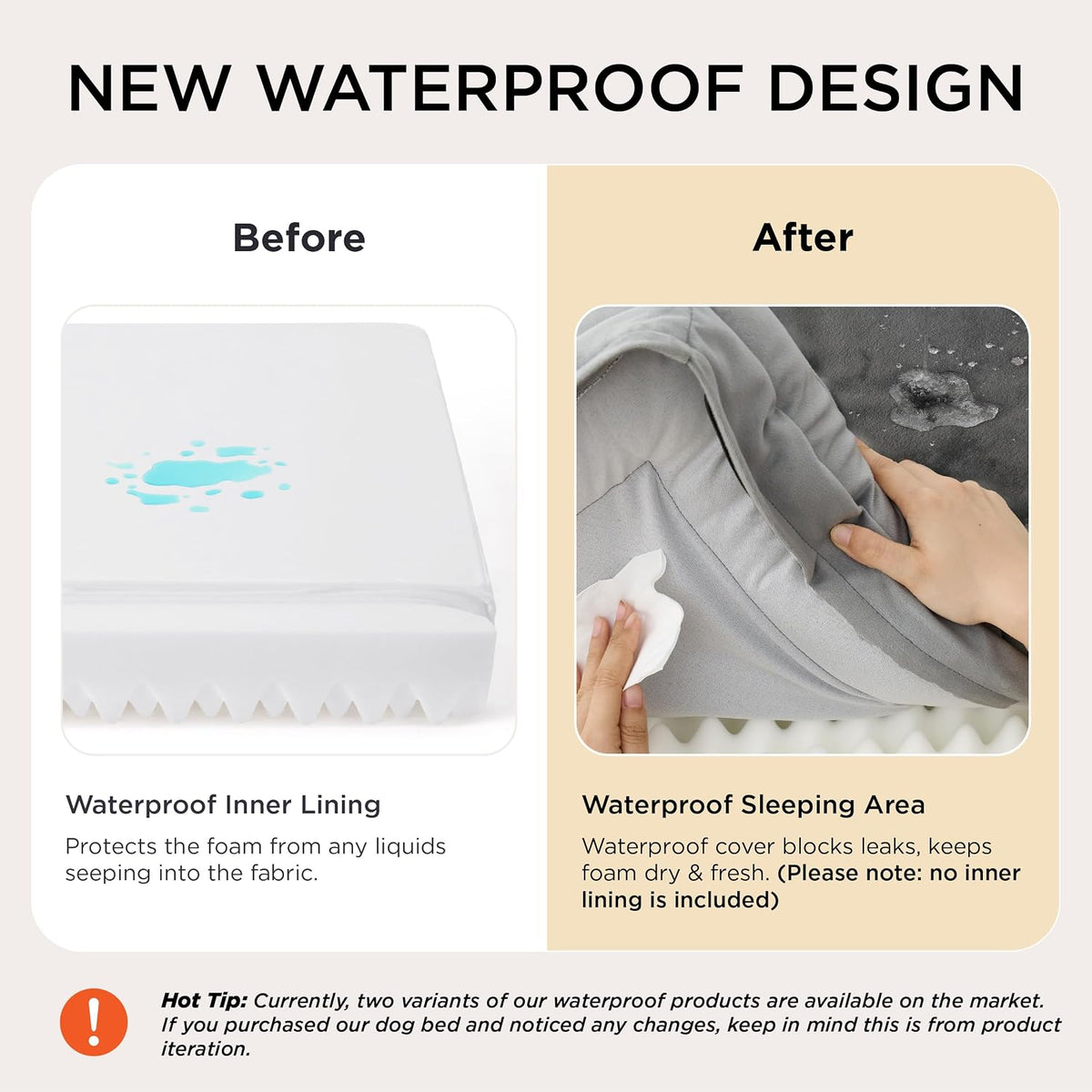 Bedsure Orthopedic Dog Beds for Small Dogs Washable Original Design