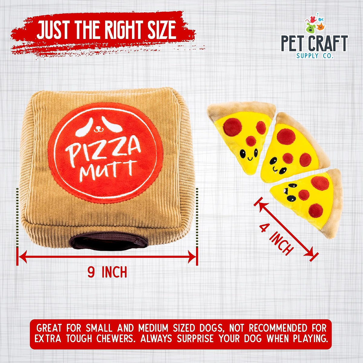 Pet Craft Supply Hide and Seek Dog Toy Bundle, for Small to Medium Dogs