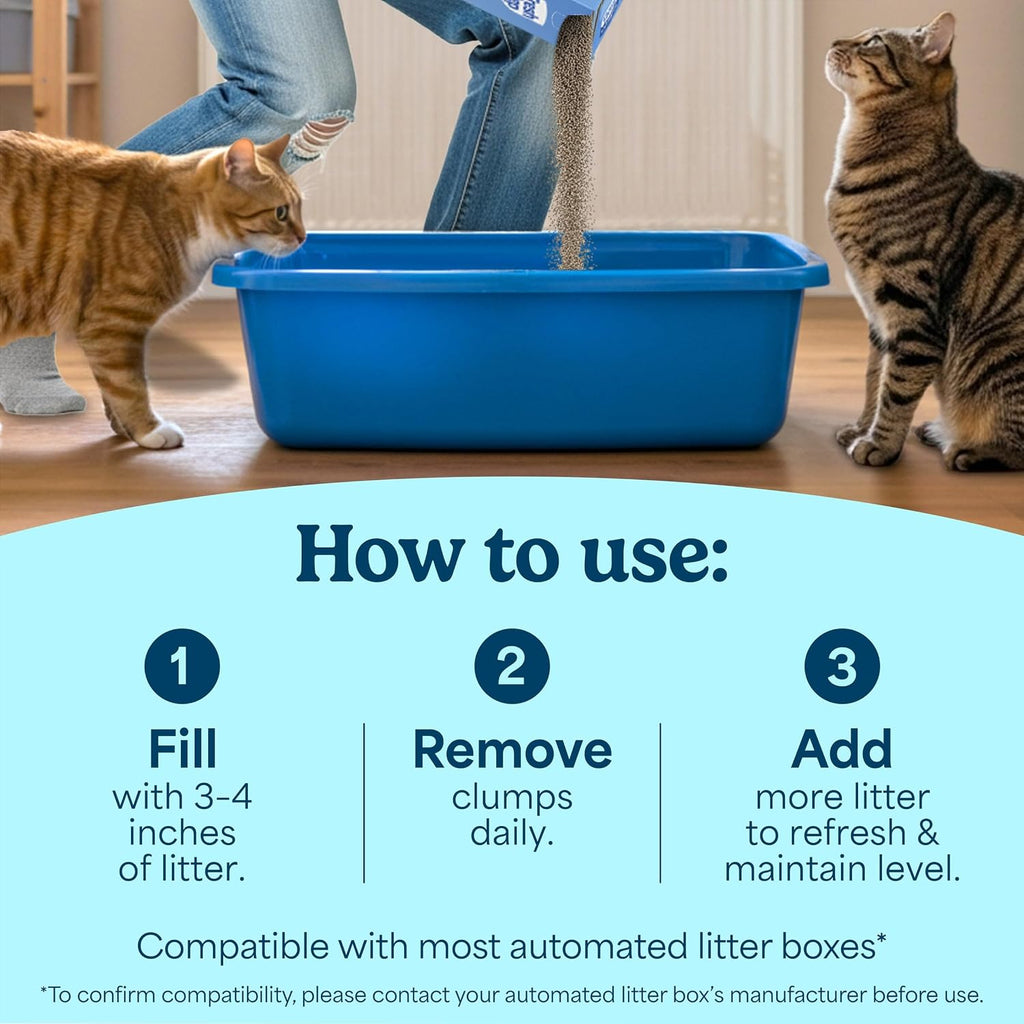 Fresh Step Advanced Simply Unscented Multi Cat Clumping Cat Litter, 18.5 lb