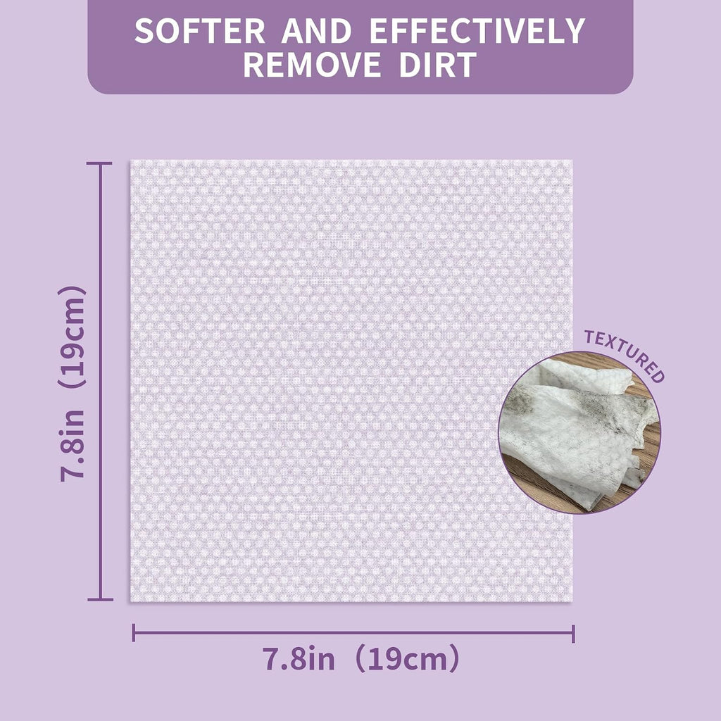 IMMHABI 400 Count Hypoallergenic Dog Wipes, Lavender Plant-Based Pet Wipes