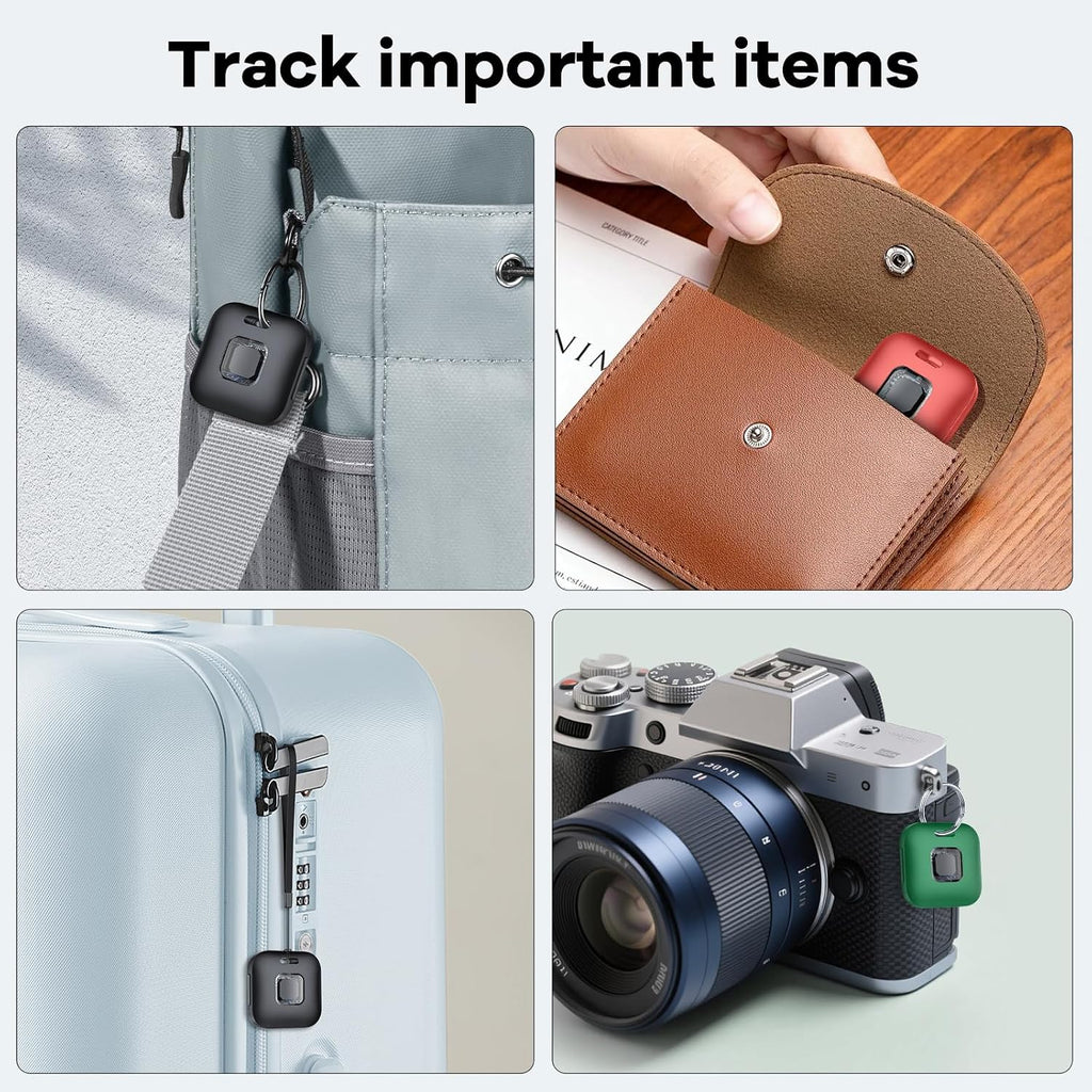 Hoxe Air Tracker Tags-3 Pack for iOS & Android, Smart Tag for Key, Bag, Pet