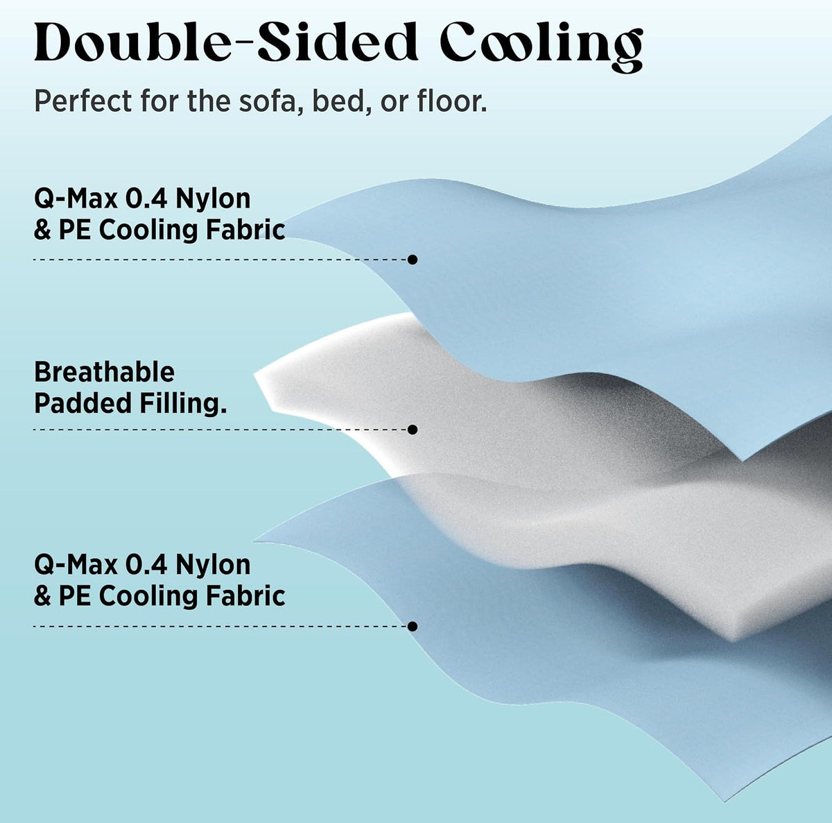 LE SURE ApexCloud™ Premium Cooling Blankets for Small Dogs Q-MAX>0.4,25x35