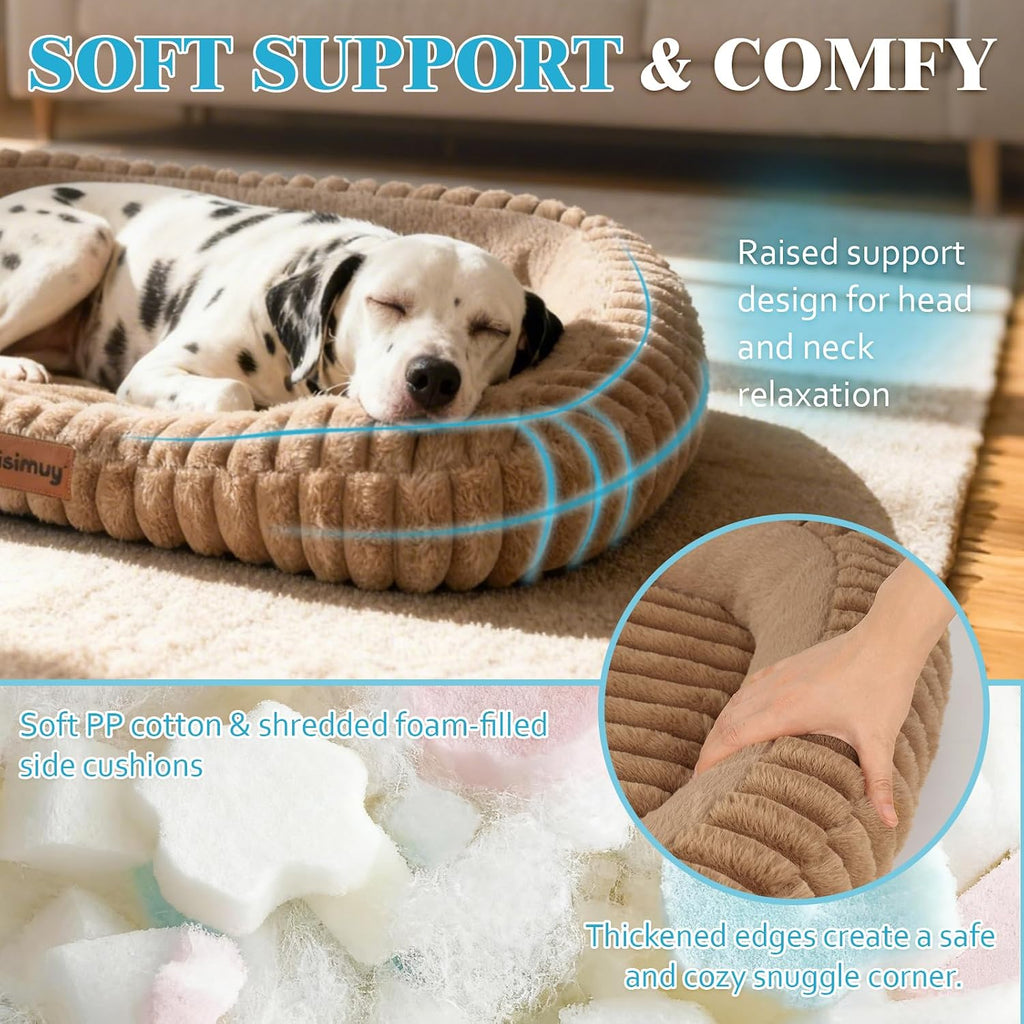 Orthopedic Dog Bed, Hip & Joint Support Extra Large Dog Crate Pad