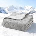 COZY KISS Dog Cooling Mat 82"x102" Q-Max>0.4, Extra Large Waterproof Cooling Dog Bed Cover, Leakproof Non-Slip Pet Mat, Furniture Protector Washable Cooling Blanket for XL Dogs, Sofa Cover(Gray)