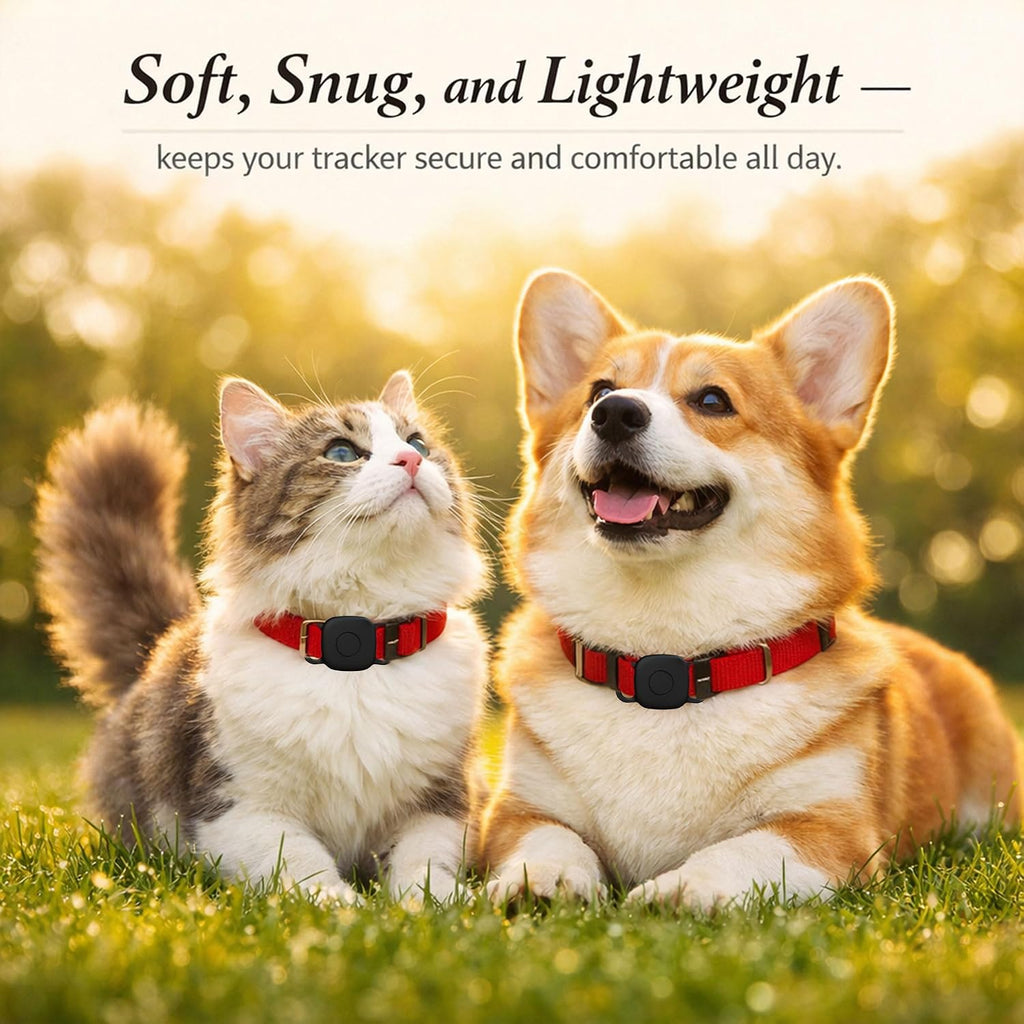 Waterproof Dog Collar Holder Compatible with Life360 Tile Mate [2024] 2022 Tracker, Durable Soft Silicone Case for Cat Pet Necklace, Full Body Covered Protective Cover Accessories for Anti-Lost GPS