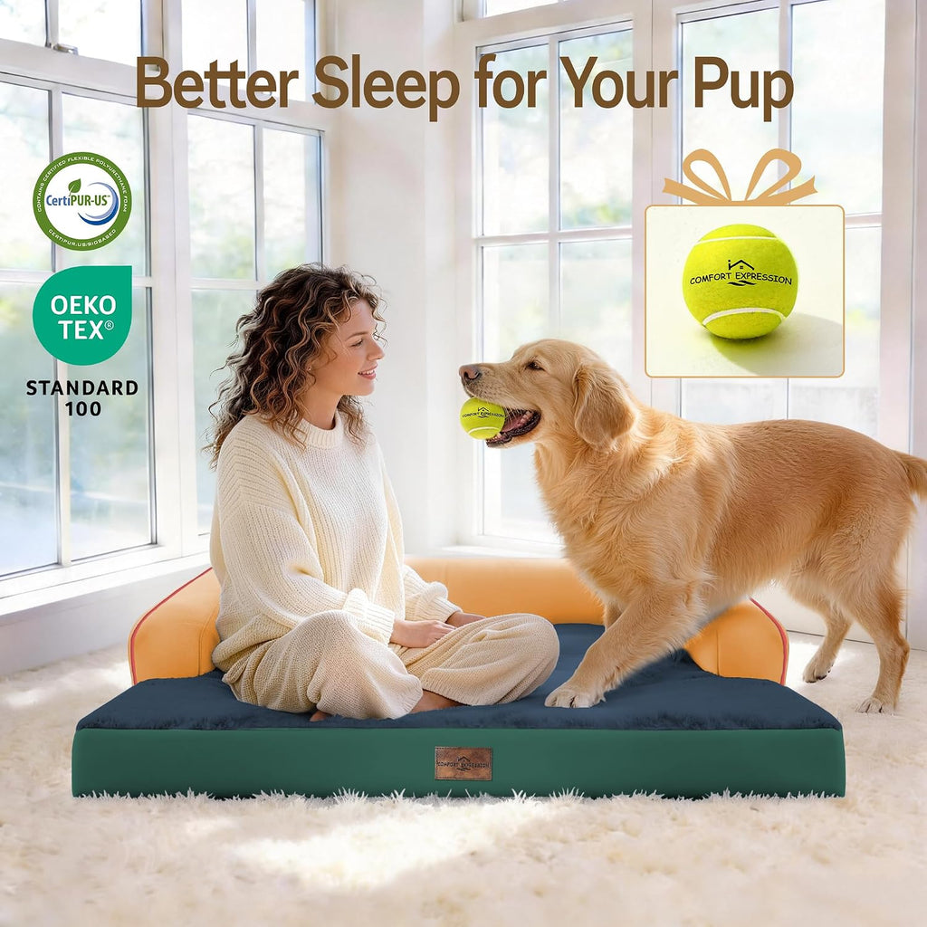 Comfort Expression Orthopedic XL Dog Bed for Large and Extra Large Dogs