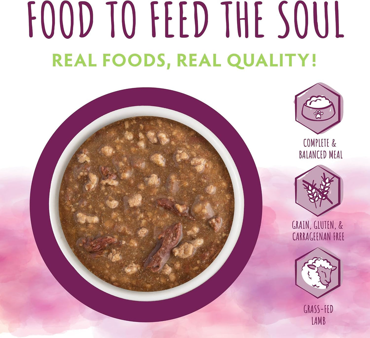 Soulistic Moist and Tender, Lamb Dinner in Gravy, 3oz Can, Pack of 12