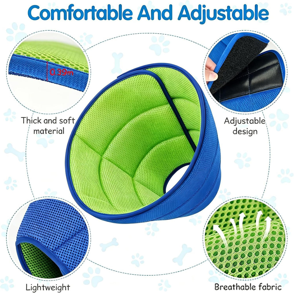 Soft Dog Cone Collar,Adjustable Comfy Cone for Dogs to Stop Licking