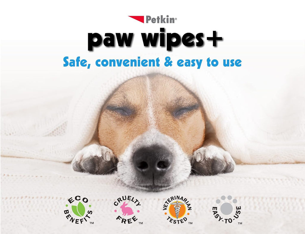 Petkin Paw Wipes 100 count