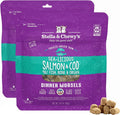 Stella & Chewy's Freeze-Dried Raw Cat Dinner Morsels - Premium Salmon & Cod Recipe with 98% Wild-Caught Fish & Organs - Natural Grain-Free Cat & Kitten Food - Made in USA - 3.5 oz (Pack of 2)