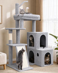 Globlazer Maine Coon Cat Tower for Indoor Adult Cats, F50, Light Grey