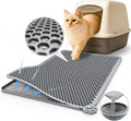 Silicone Cat Litter Mat 24x15" Double Layer Honeycomb Non-Slip