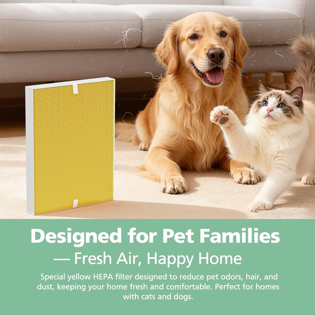116130 Pet Care Filter H For Winix 5500-2 Plasmawave & AM80 Air Purifier