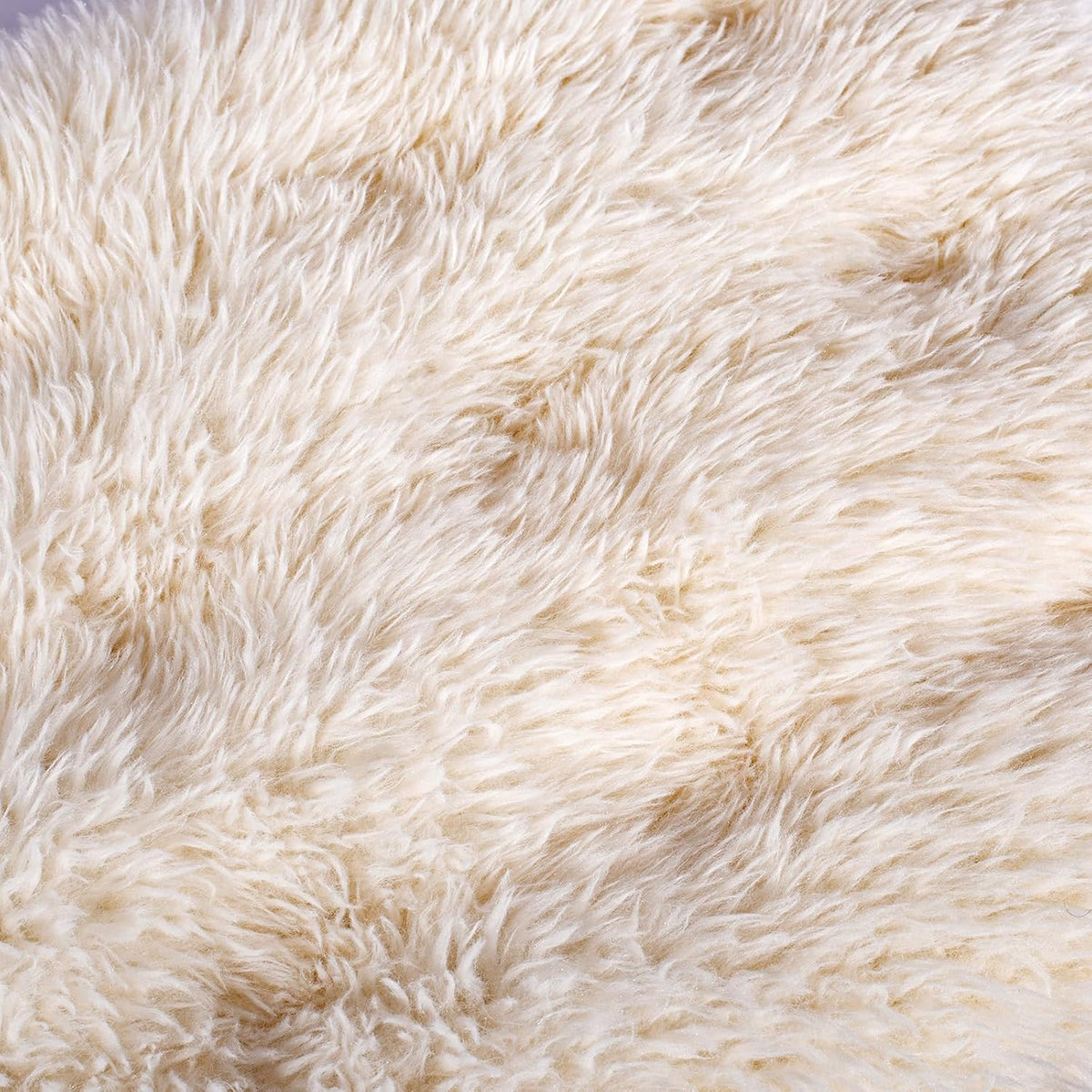 Machine Washable Dog Bed, Deluxe Plush Dog Crate Pad and Cat Bed, Anti-Slip Bottom Kennel Pad Mat, Fuzzy Pet Beds for Large, Medium, Small Dogs Breeds (Ivory, 36.0" L x 24.0" W x 3.0" Th x 1 Pack)