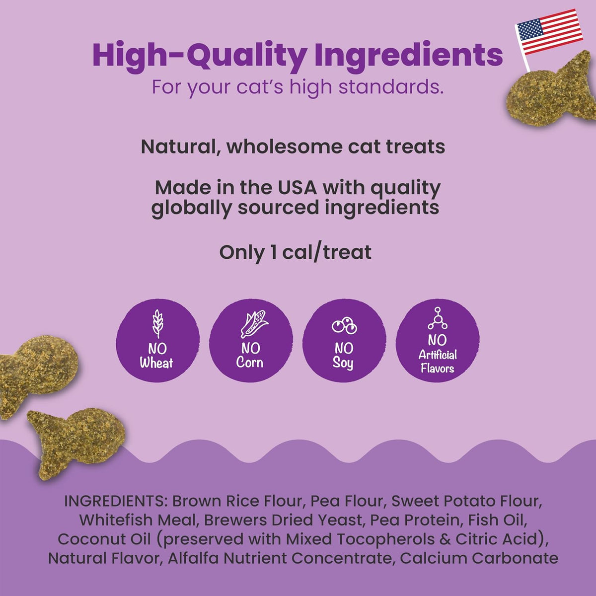 Catstages Nina Ottosson Purrfect Bitez Cat Treats, Whitefish Flavor, 4 oz