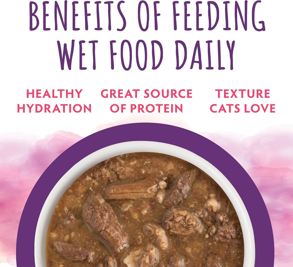 Soulistic Moist and Tender, Tuna and Duck Dinner in Gravy, 3oz Pouch, Pack of 8